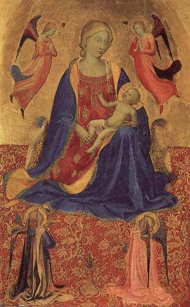 Fra Angelico Madonna and Child with Angles Germany oil painting art